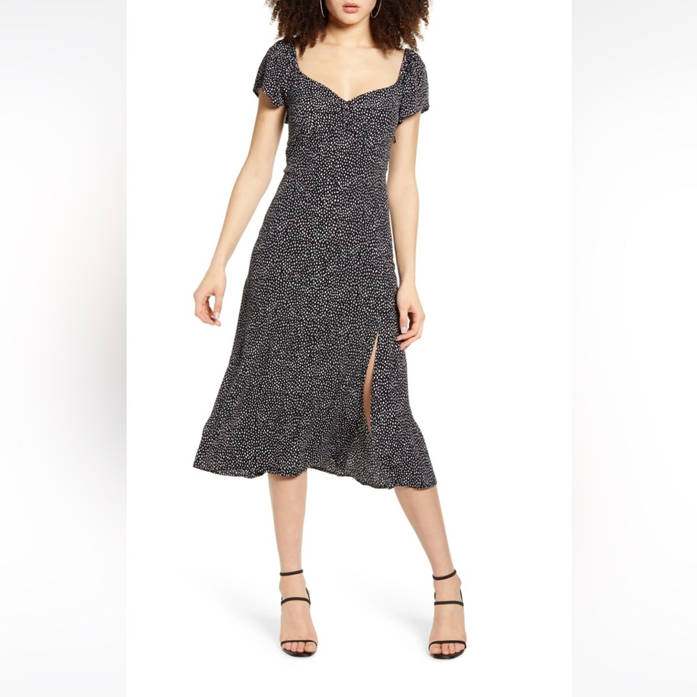 Polka Dot Dress midi dress